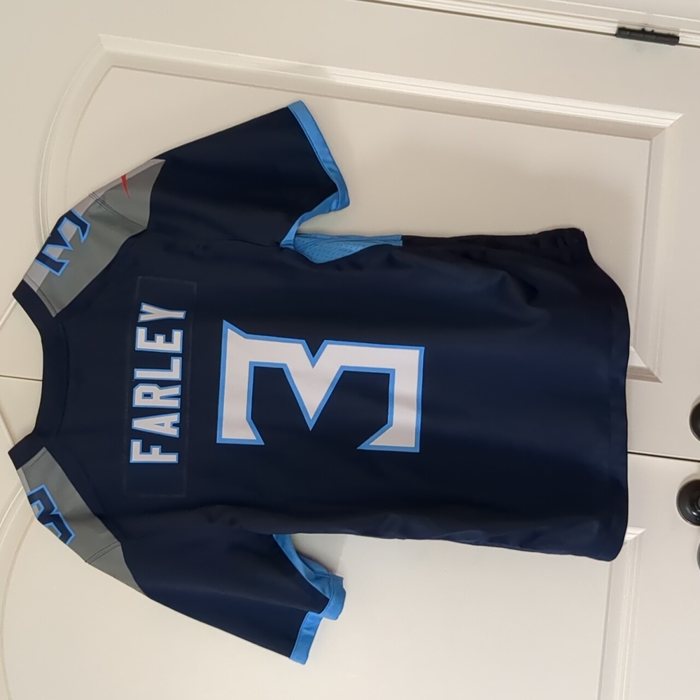 NFL licensed Farley football jersey #3 - Picture 5 of 10
